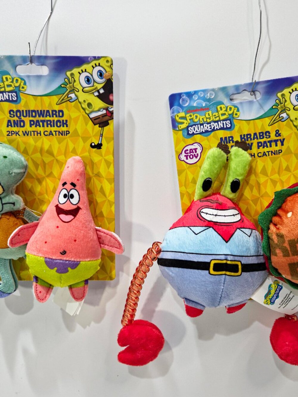 SpongeBob SquarePants Cat Toy Bundle, NEW